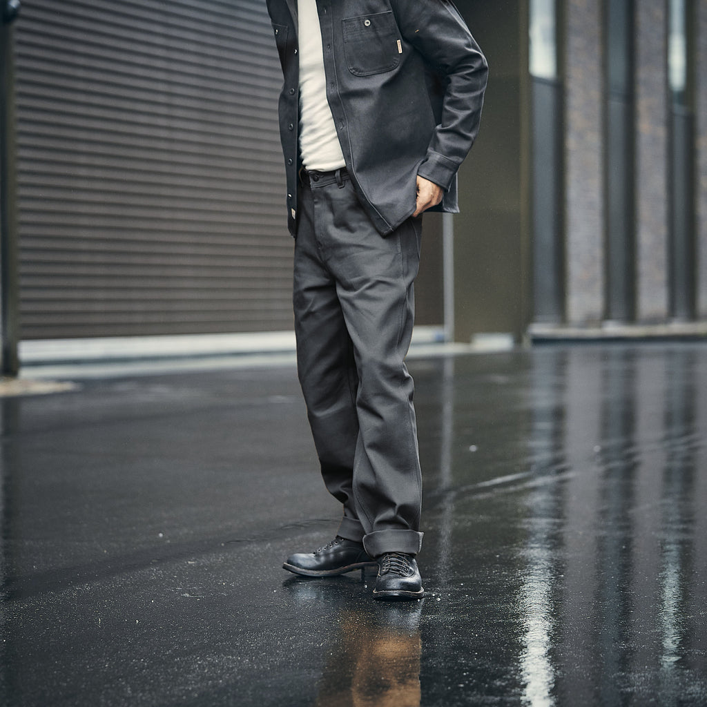 Iron & Resin - Harrison Heavy Twill Pants - Charcoal (Grå)