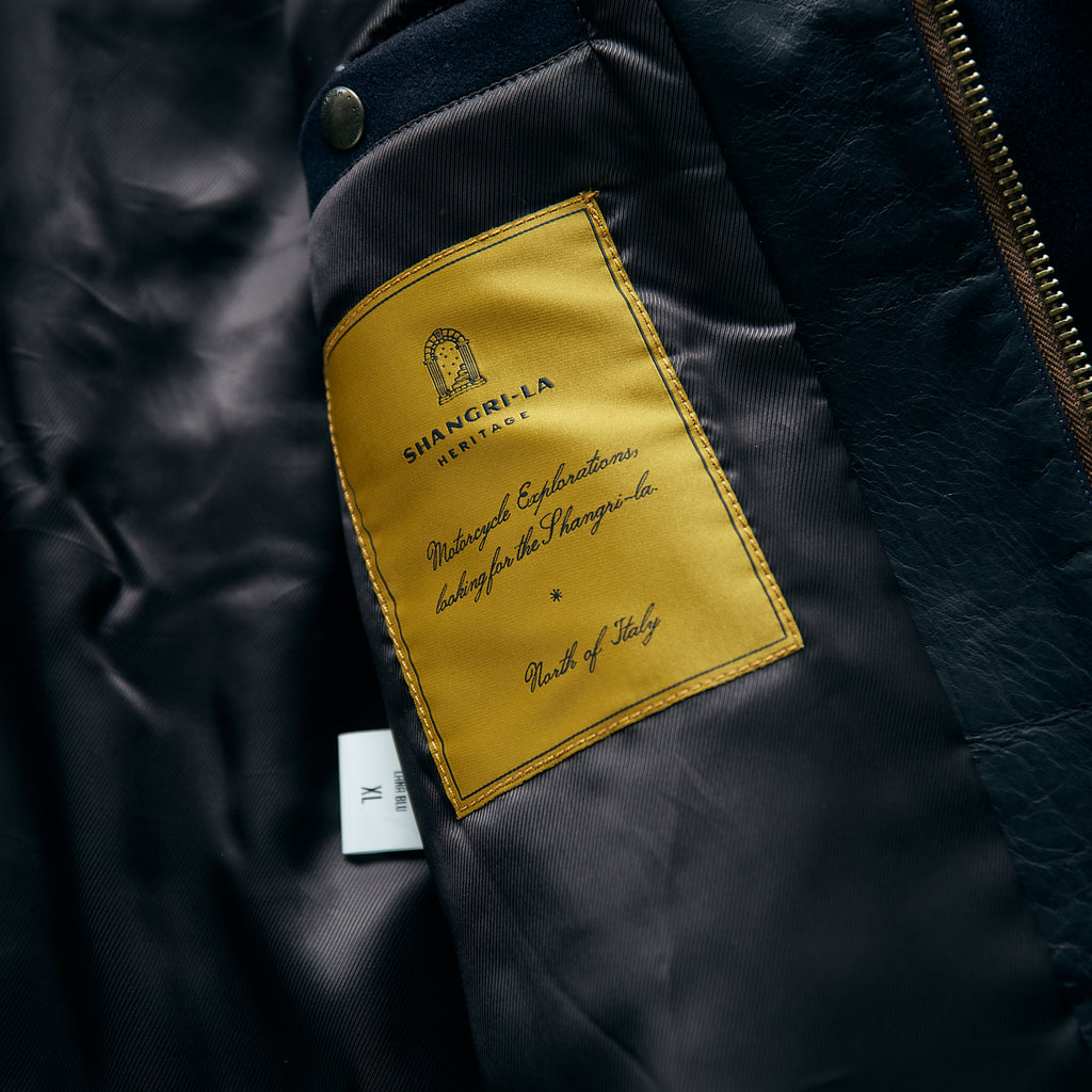 Shangri La Italy - “Varenne” Navy Blue Wool Jacket