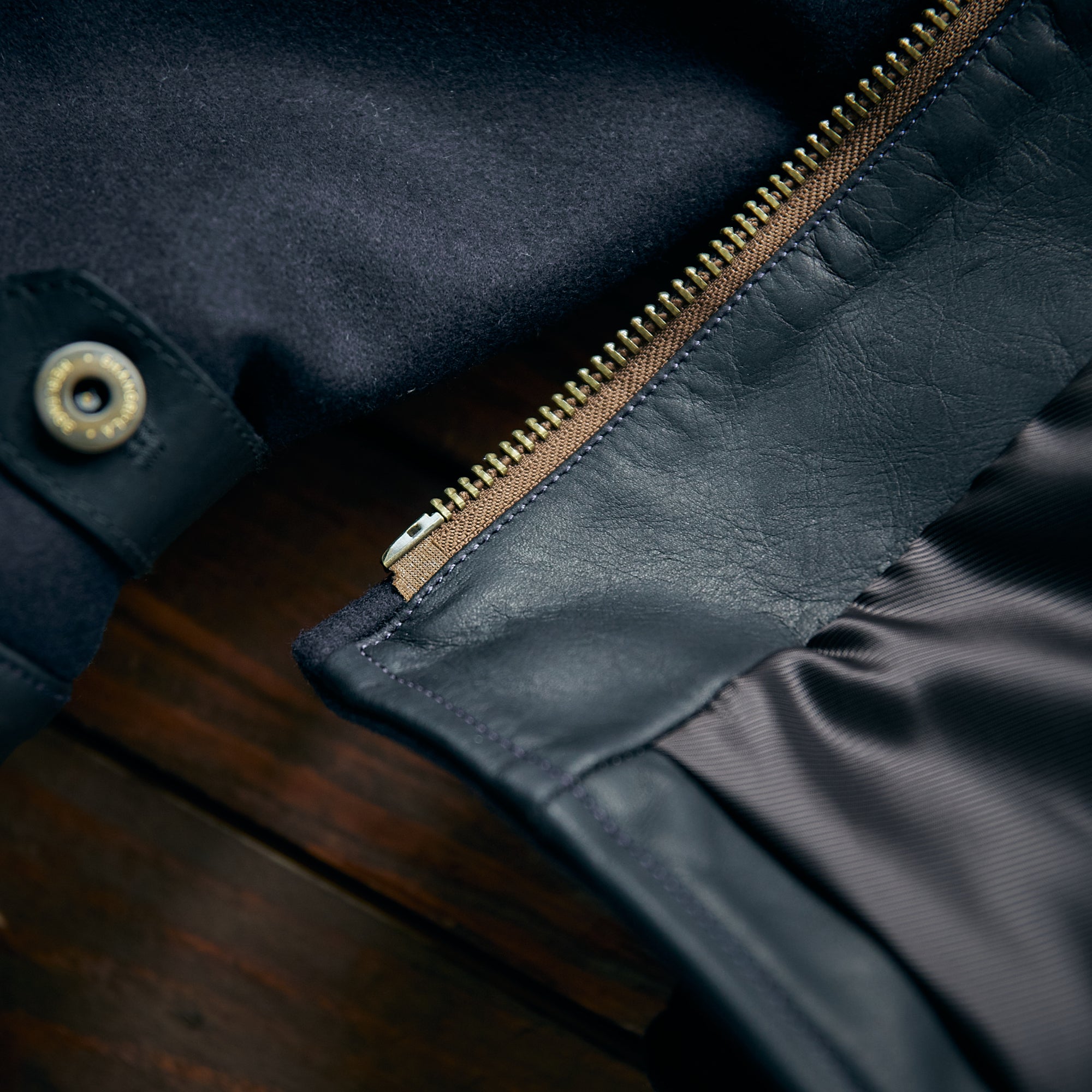 Shangri La Italy - “Varenne” Navy Blue Wool Jacket