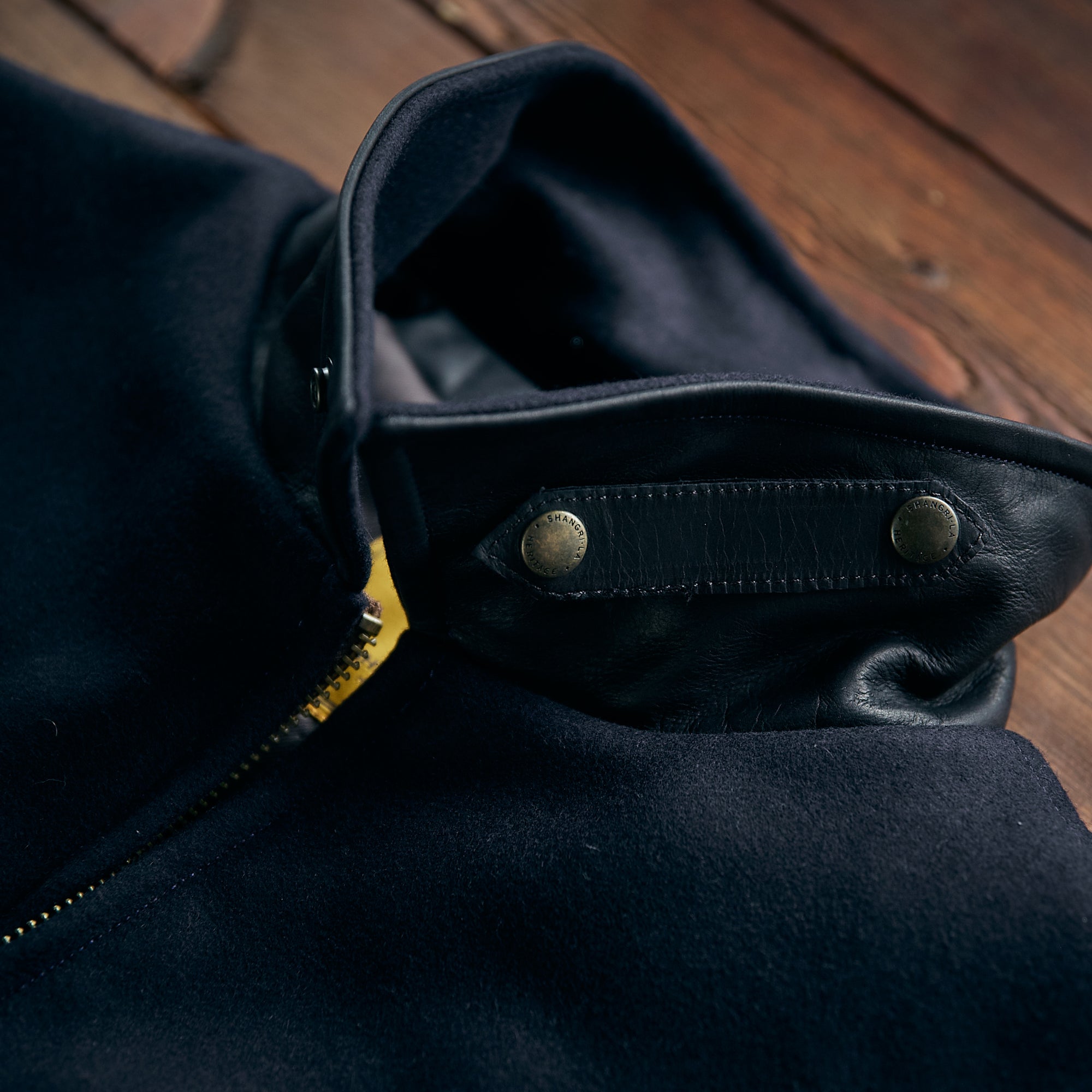 Shangri La Italy - “Varenne” Navy Blue Wool Jacket