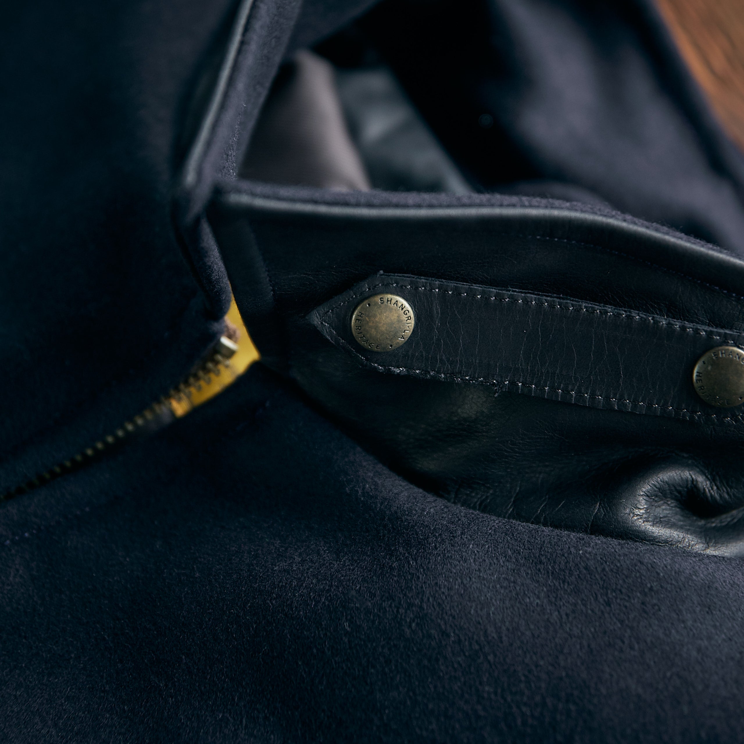 Shangri La Italy - “Varenne” Navy Blue Wool Jacket