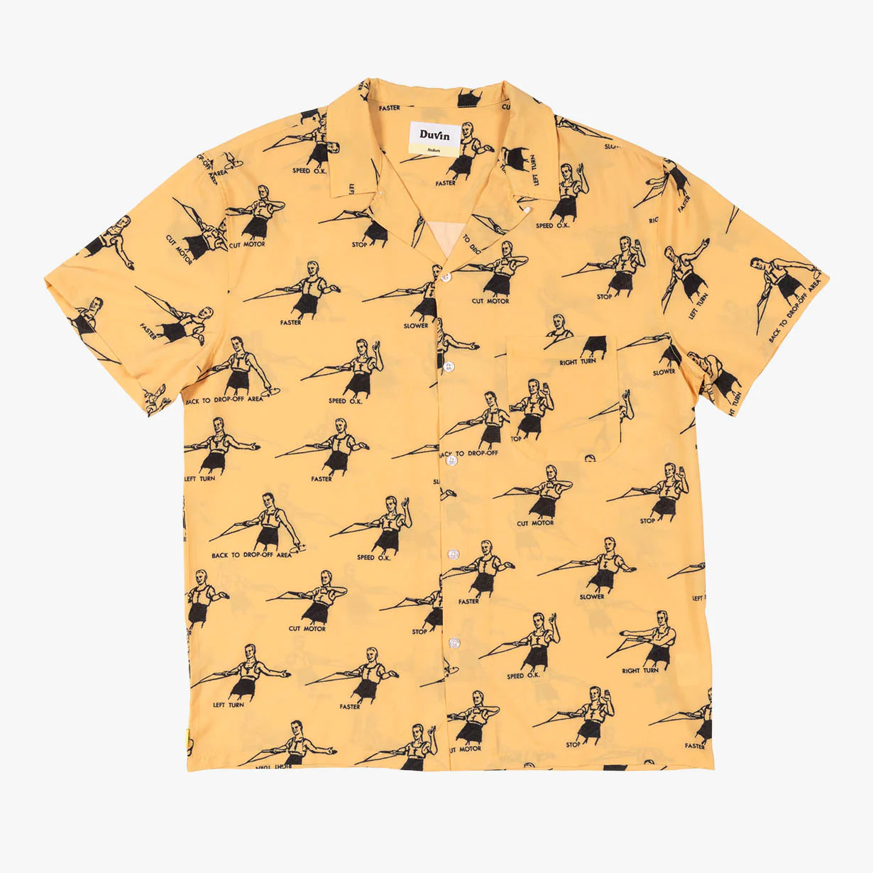 Duvin Design - Hawaiian shirt -"WATERSKI"Ultra Light