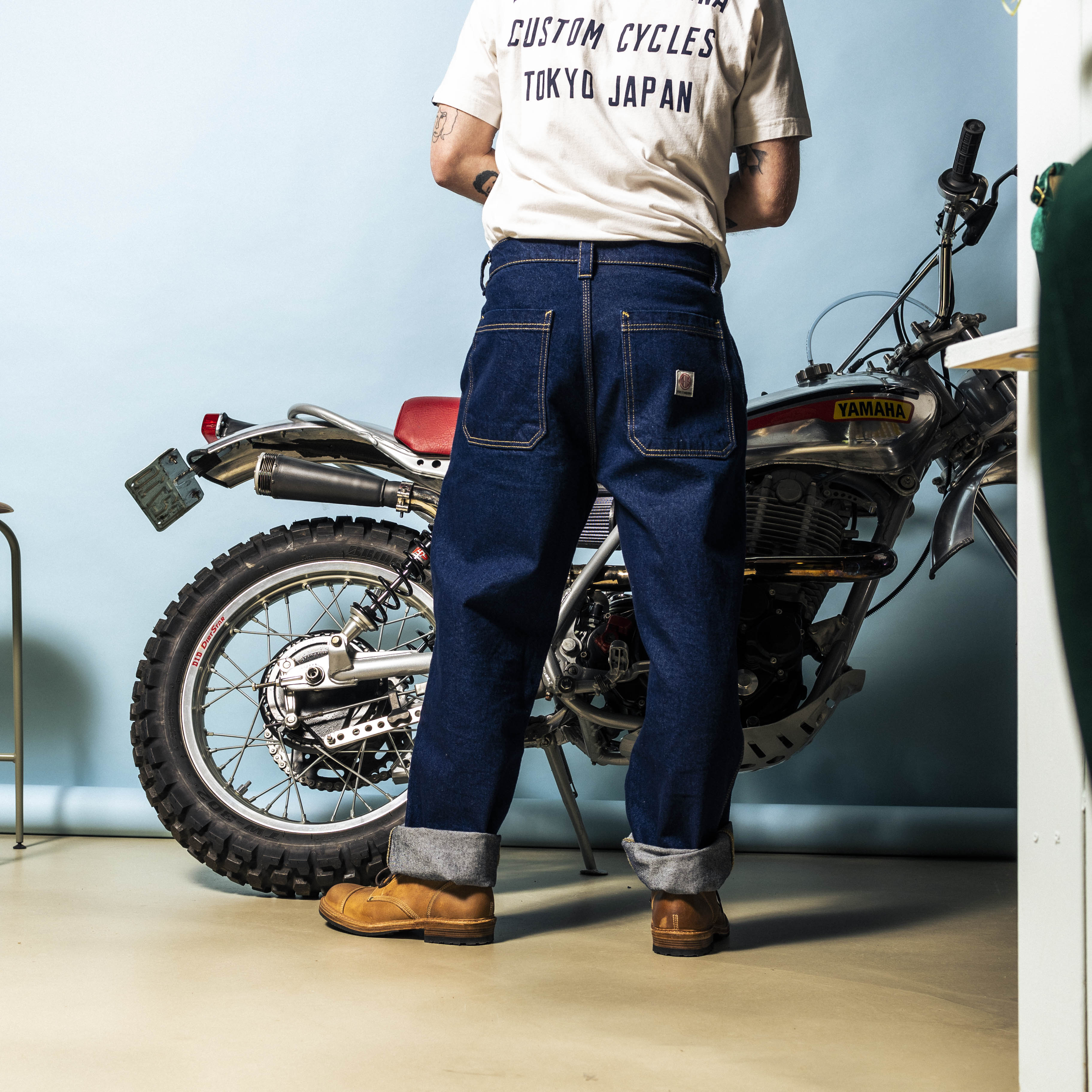 DEUS, Shawn Denim Jeans 13 OZ - Dry Indigo