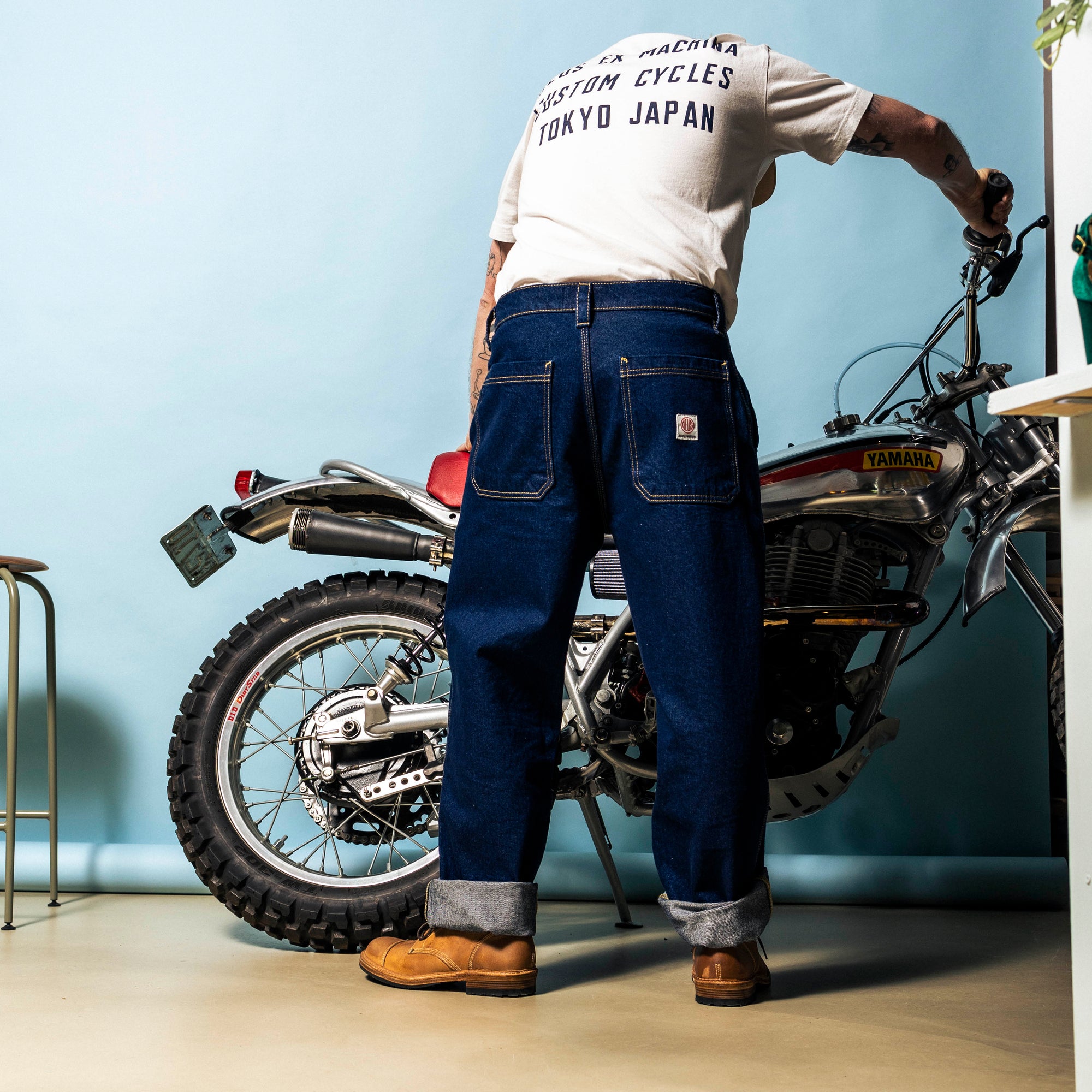 DEUS, Shawn Denim Jeans 13 OZ - Dry Indigo