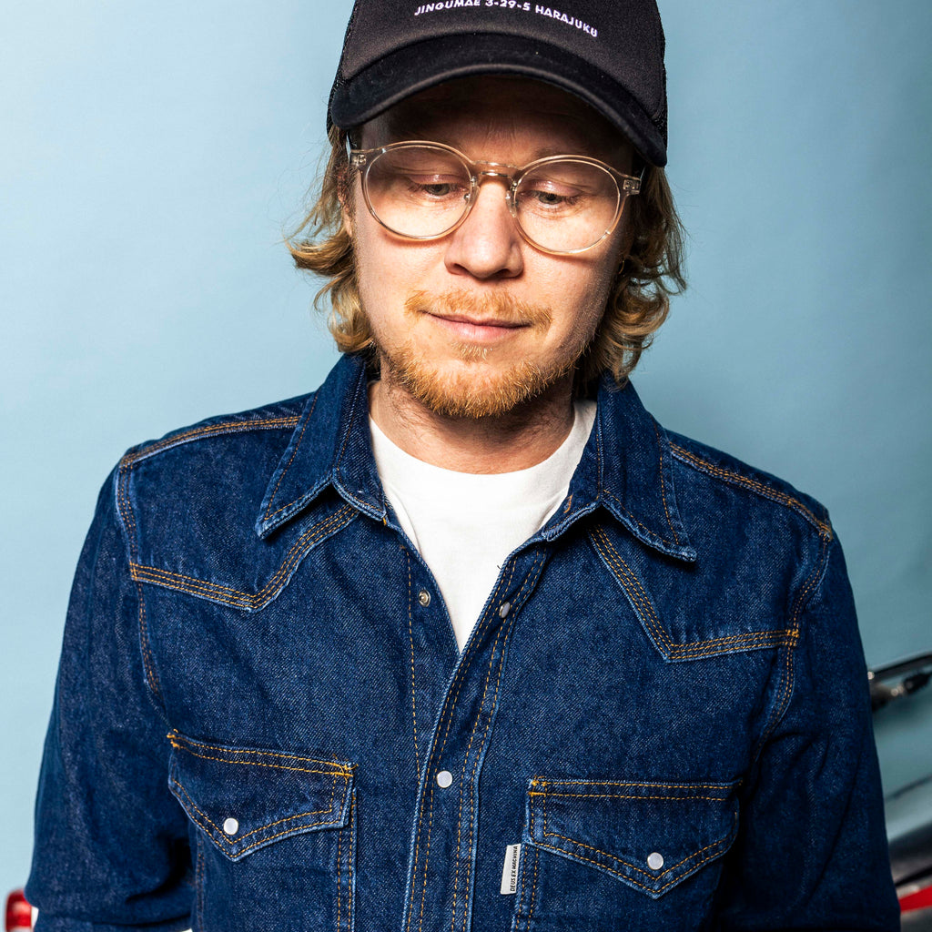 DEUS, Western Denim Shirt, Blue
