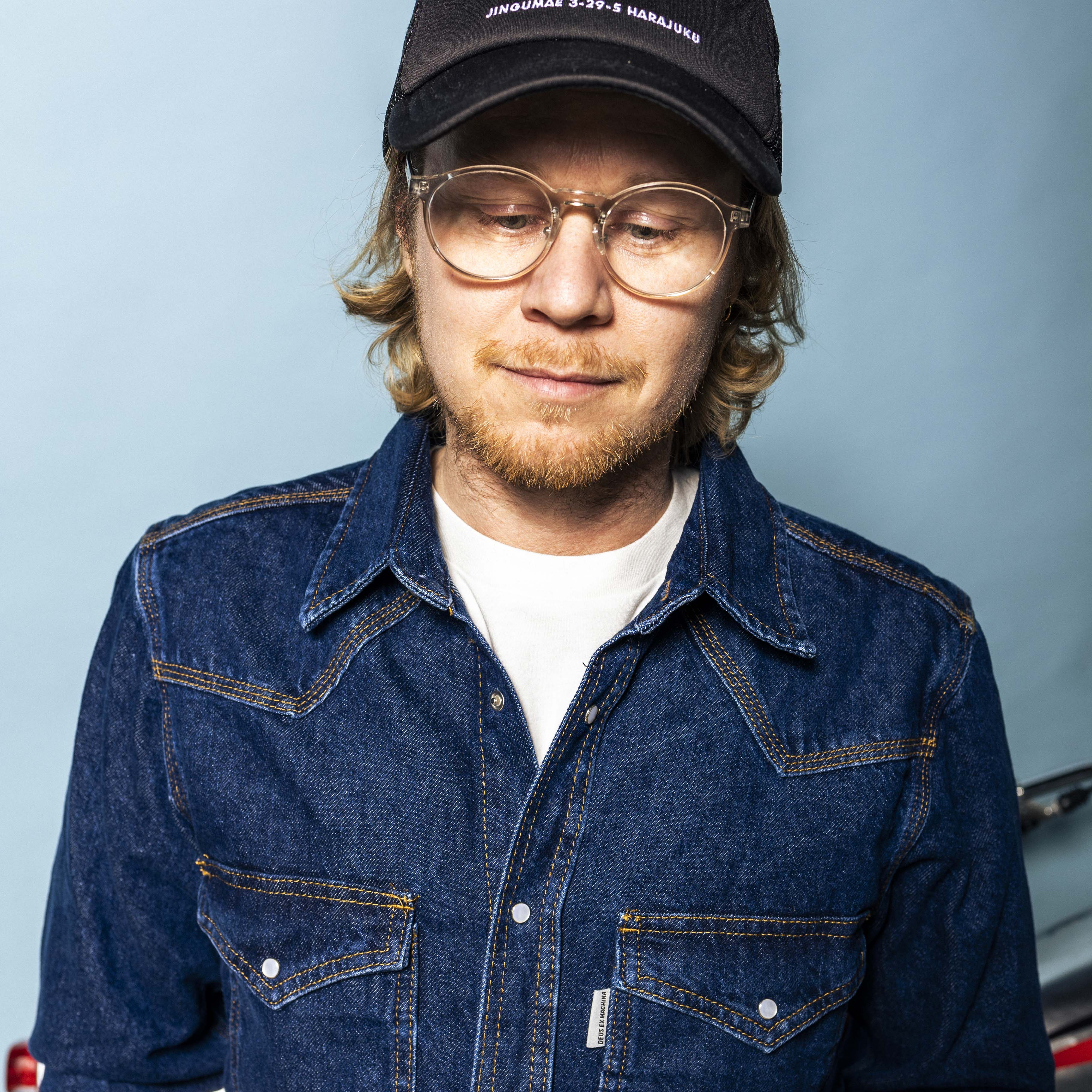 DEUS, Western Denim Shirt, Blue