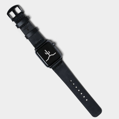 BEXAR GOODS - Urrem til Apple Watch  (38-42mm) LILLE RAMME - sort