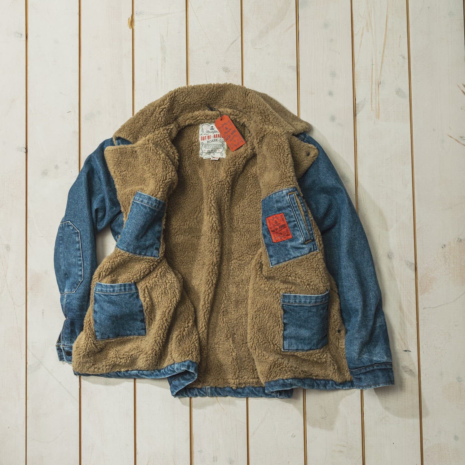 ROARK X Wrangler THE ROUNDUP JACKET ULD og DENIM