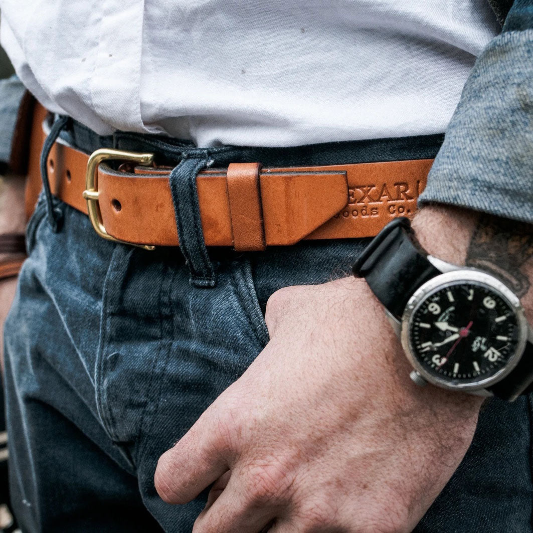 BEXAR GOODS - Belt - Light leather