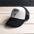 BLITZ MOTORCYCLES - Trucker cap"nail"logo - white and black