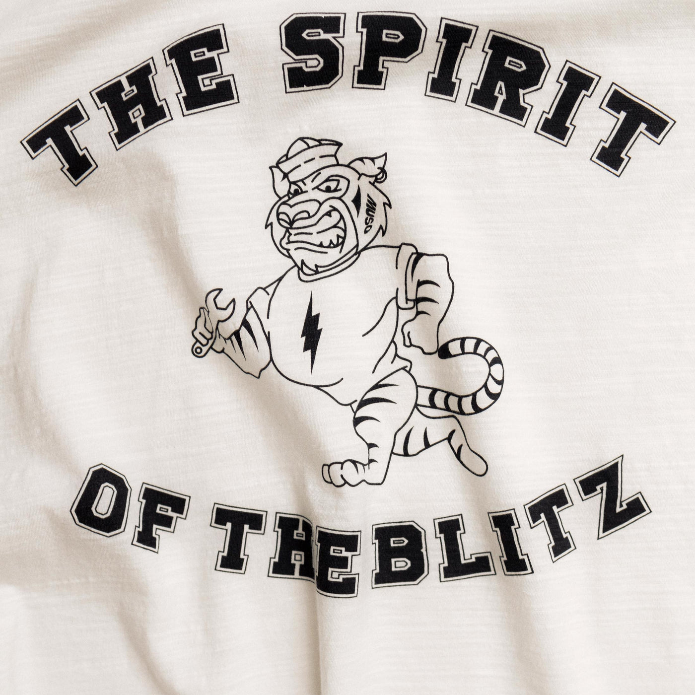 BLITZ MOTORCYCLES - T-shirt"SPIRIT"Logo - white