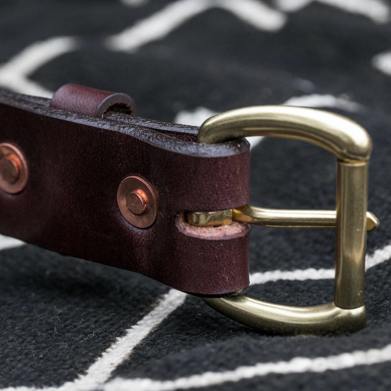 BEXAR GOODS - Belt - Dark brown