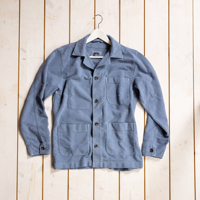 CHESAPEAKE'S - Vintage værksteds-jakke/overshirt - "St. Malo" - Lys blå