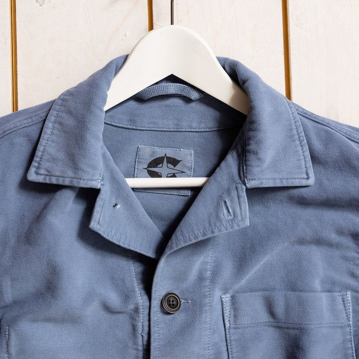 CHESAPEAKE'S - Vintage værksteds-jakke/overshirt - "St. Malo" - Lys blå