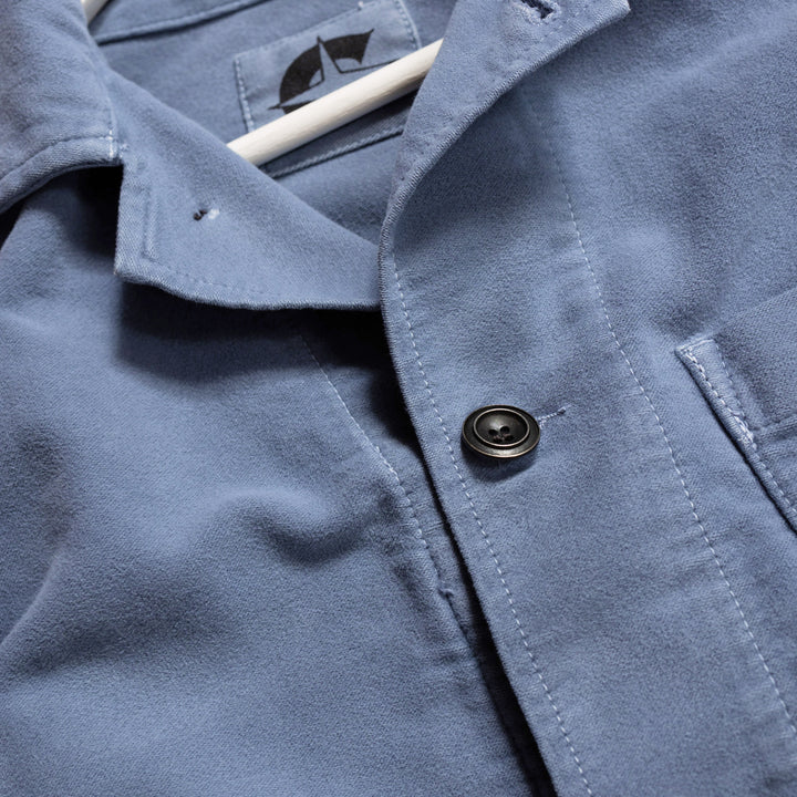 CHESAPEAKE'S - Vintage værksteds-jakke/overshirt - "St. Malo" - Lys blå