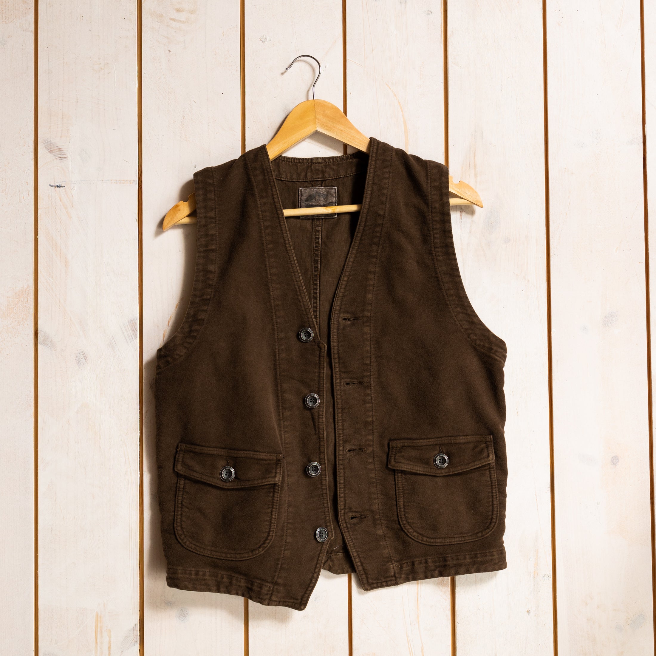 CHESAPEAKE'S - Vest -"St. Michal"Moleskin - Brown