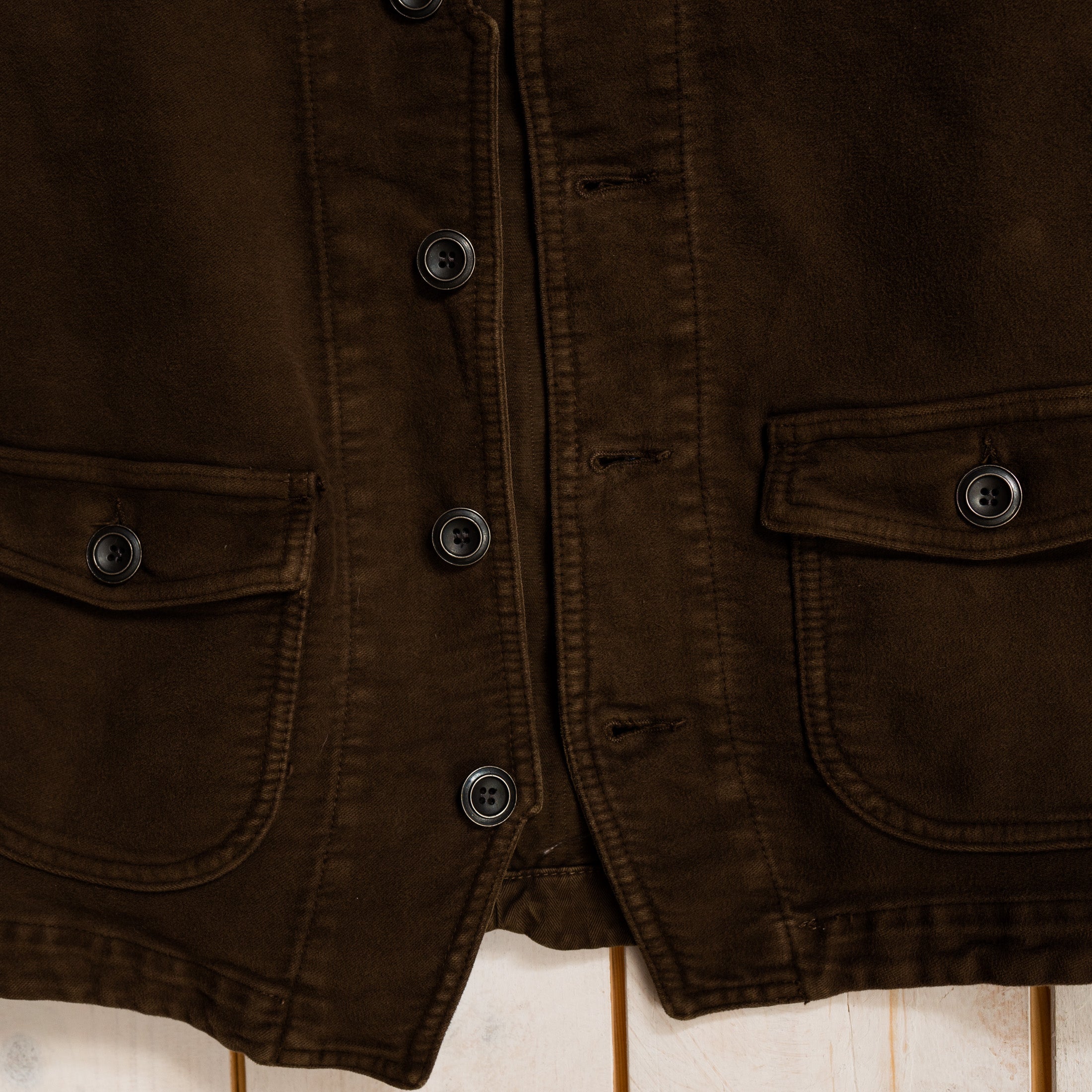 CHESAPEAKE'S - Vest -"St. Michal"Moleskin - Brown