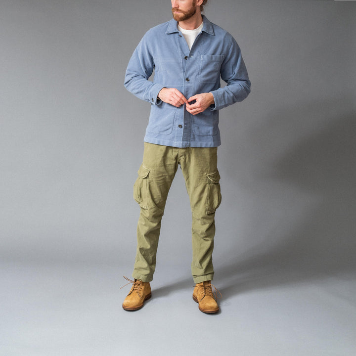 CHESAPEAKE'S - Vintage værksteds-jakke/overshirt - "St. Malo" - Lys blå