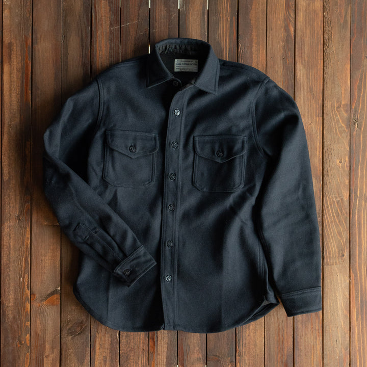 CHESAPEAKE'S - Shirt - Navy Heavy Weight - Italian Wool