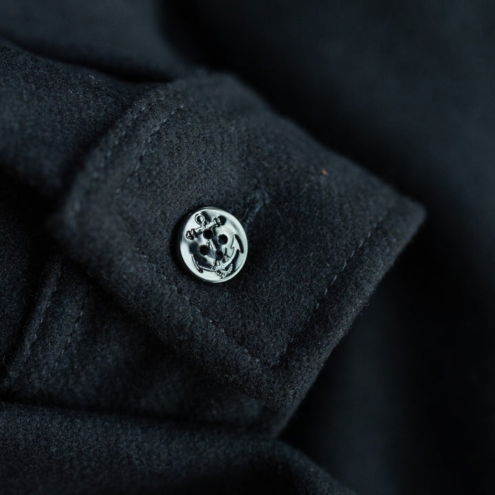 CHESAPEAKE'S - Shirt - Navy Heavy Weight - Italian Wool