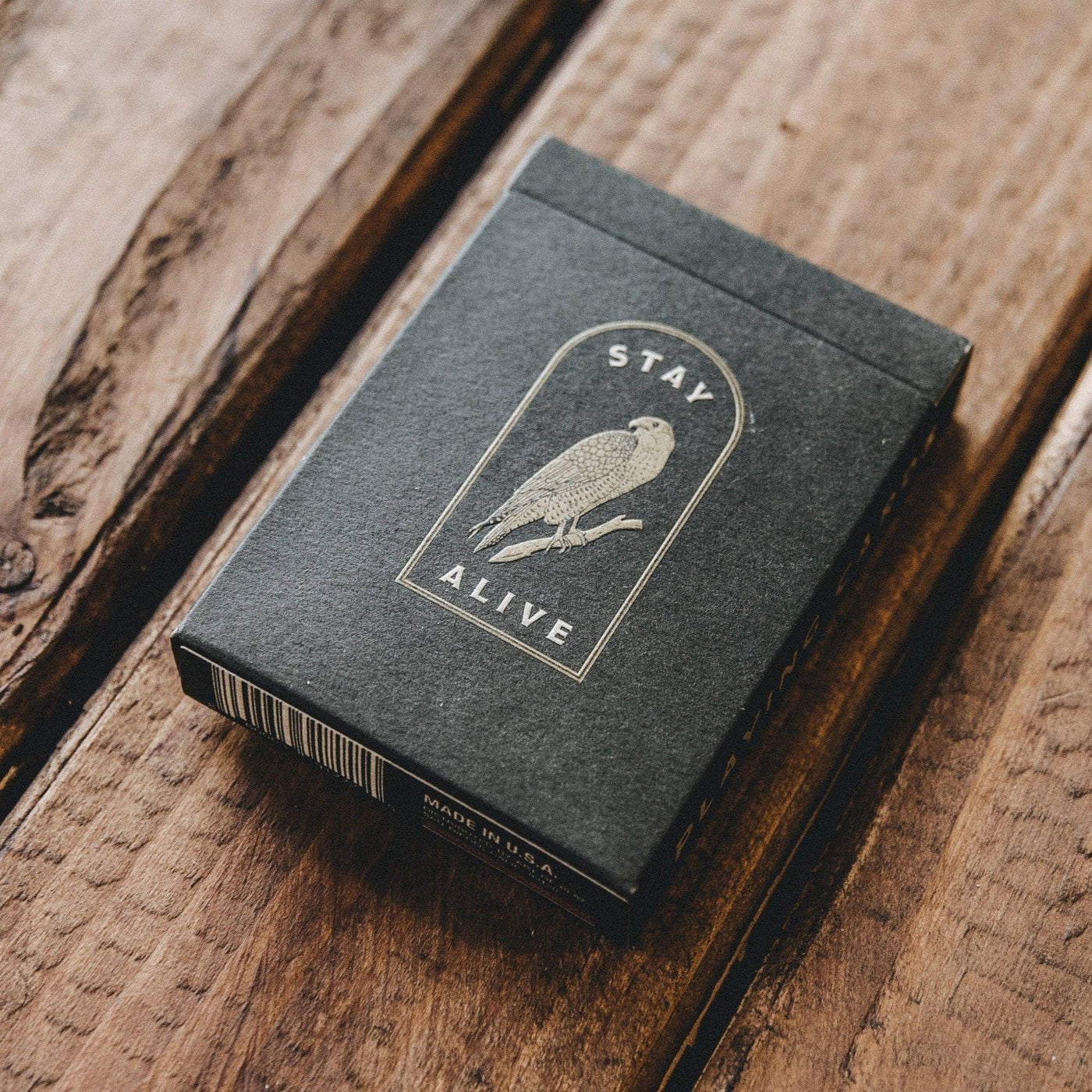 Bradley Mountain - Survival Playing Cards - Charcoal
