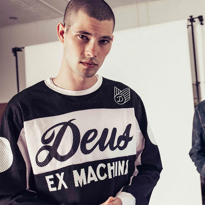 DEUS EX MACHINA - Black/White - Saber Moto Jersey