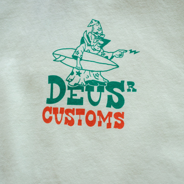 Deus Ex Machina - WIZ BANG TEE - VINTAGE WHITE