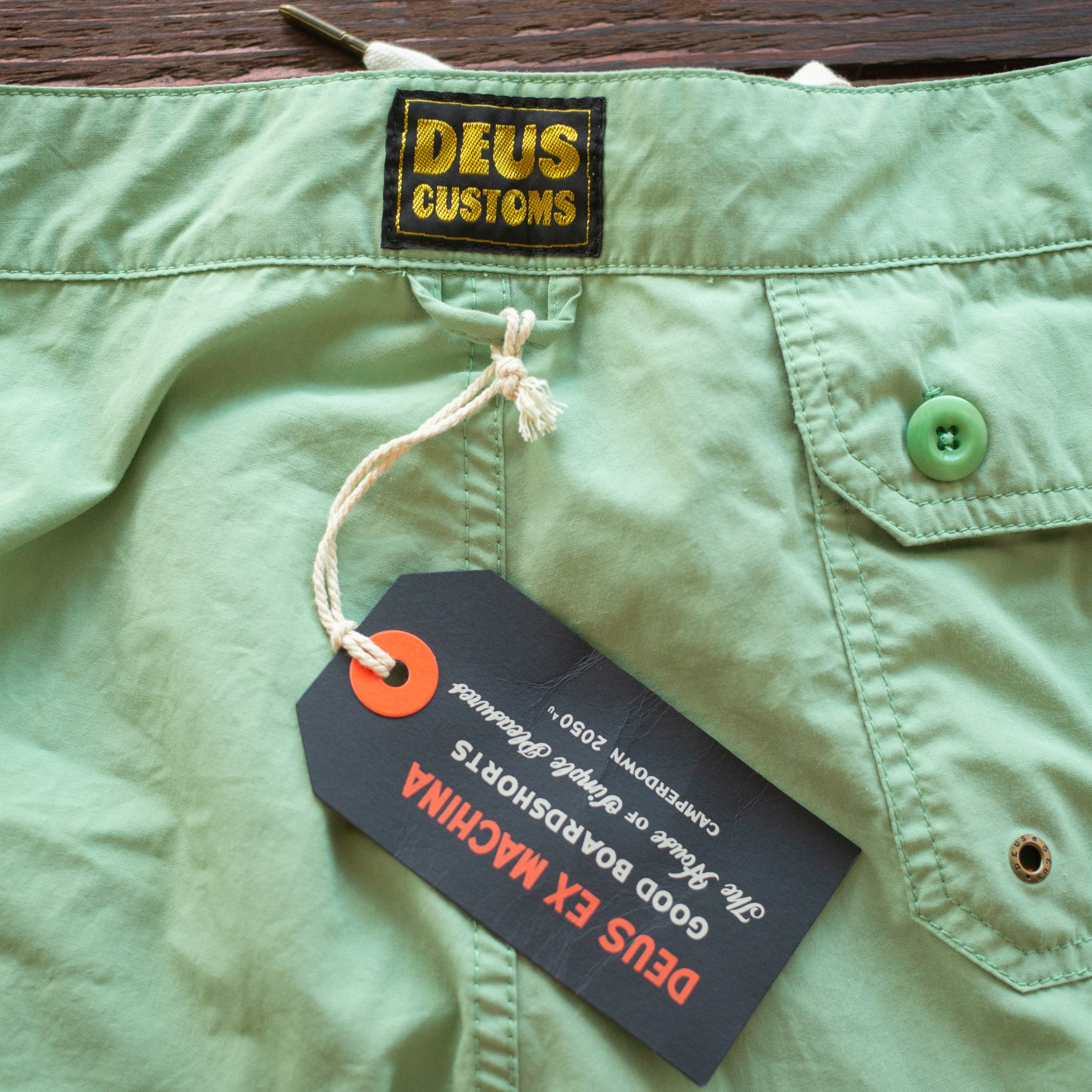 Deus Ex Machina - Swarmies Boardshort (Mesh) - Fair Green