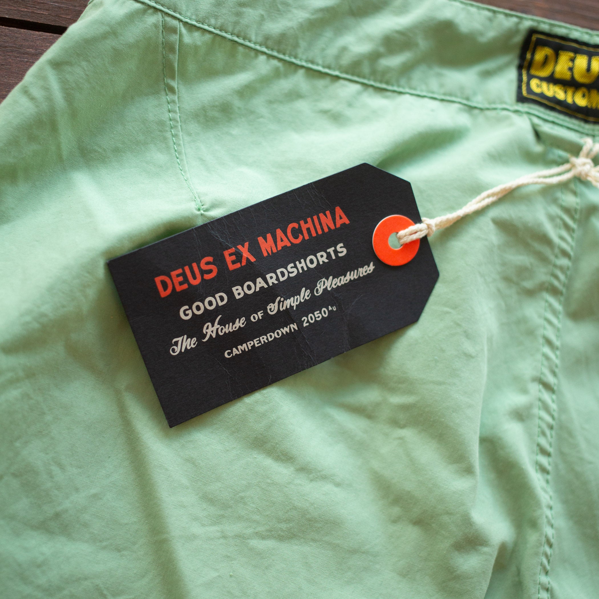 Deus Ex Machina - Swarmies Boardshort (Mesh) - Fair Green