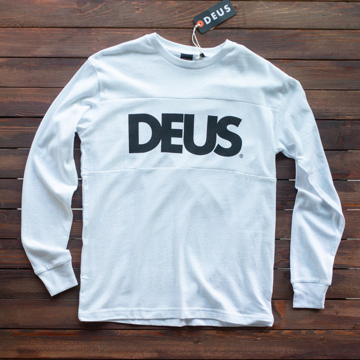 DEUS EX MACHINA - MOTO JERSEY (COTTON) WHITE