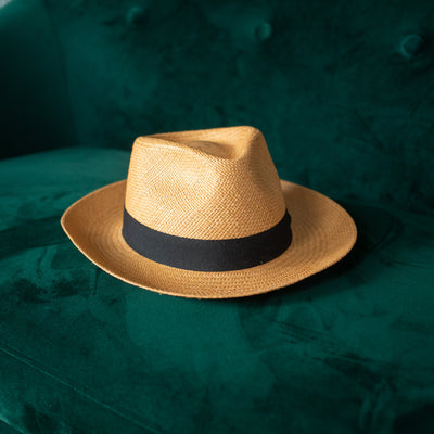 MJM - Earnest Panama Biscotto - Brown Straw Hat