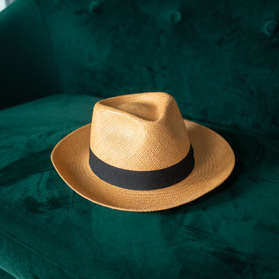 MJM - Earnest Panama Biscotto - Brown Straw Hat