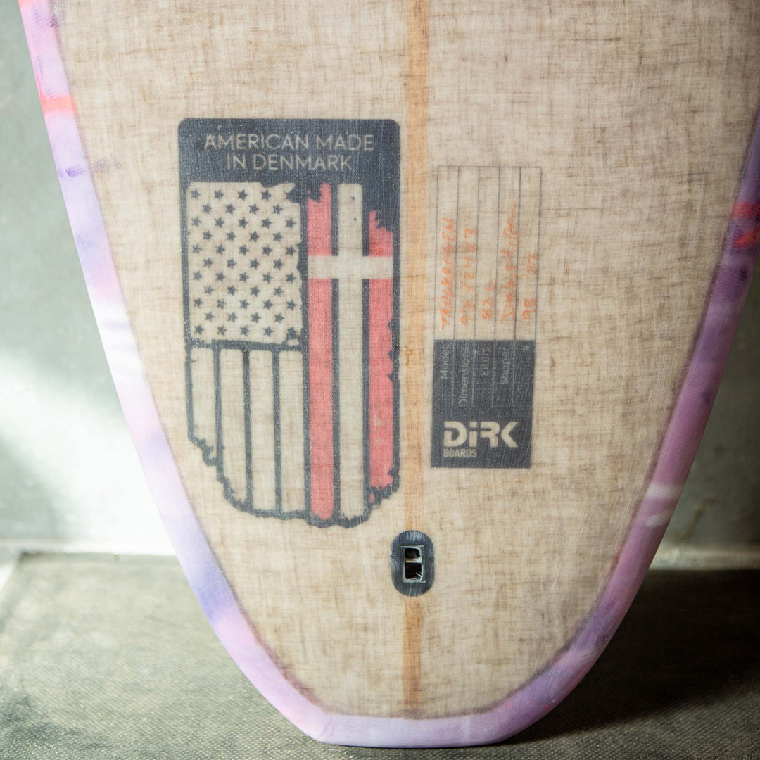 Dirk Board - Longboard neon/white - 9.2 x 24