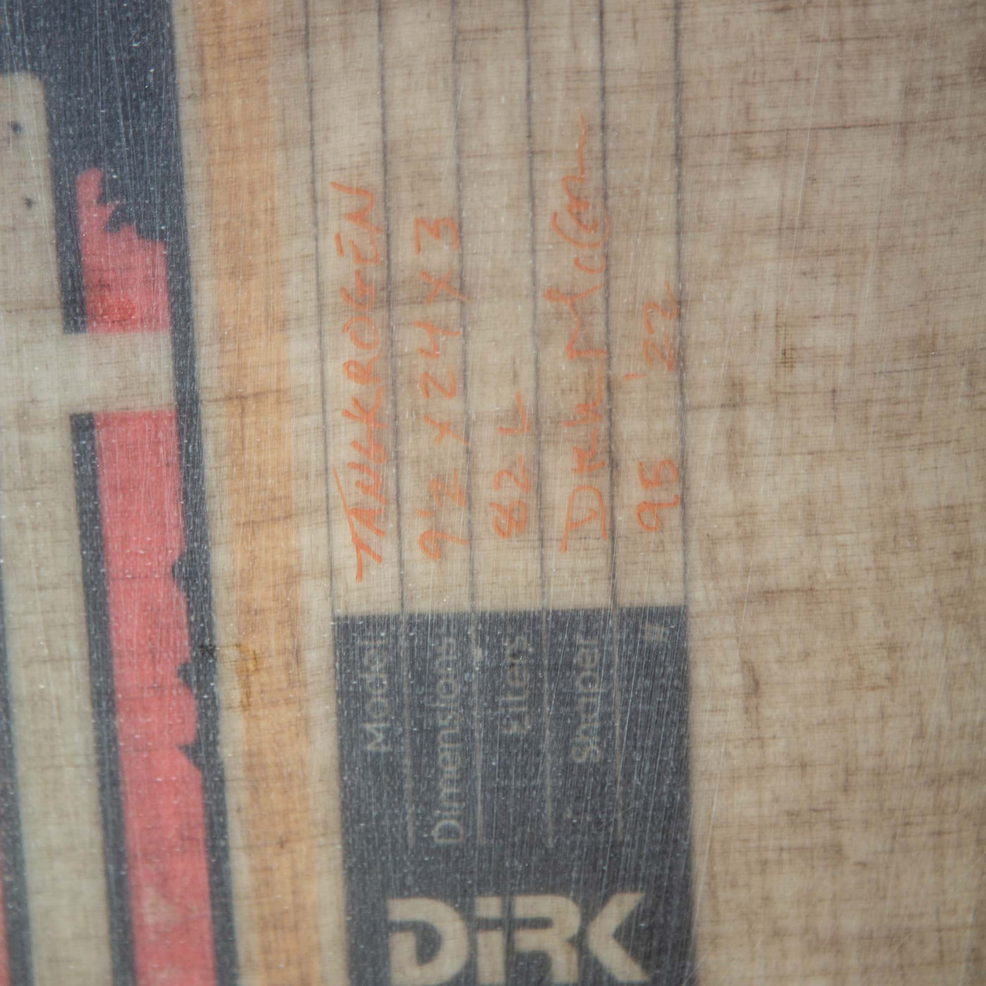 Dirk Board - Longboard neon/white - 9.2 x 24
