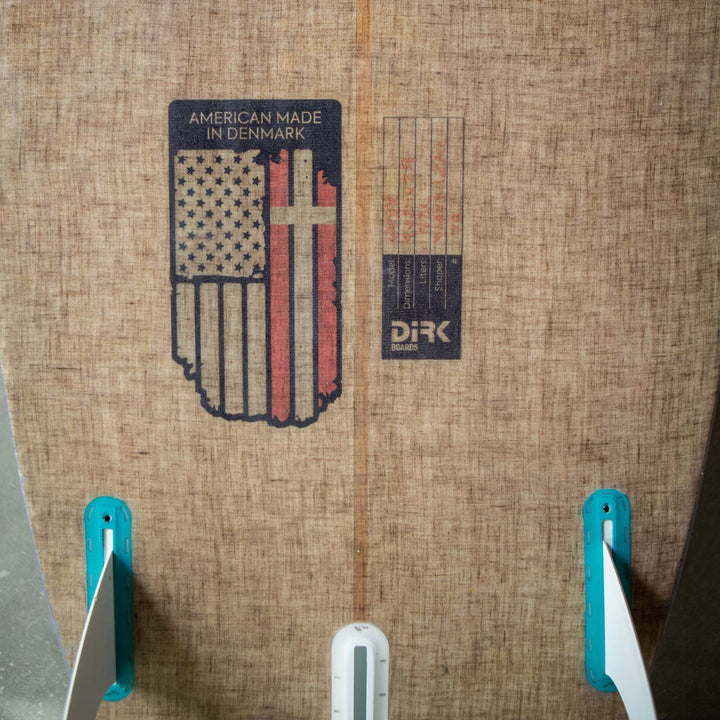 Dirk Board - Longboard Carbon -"Vader" - 9 x 24