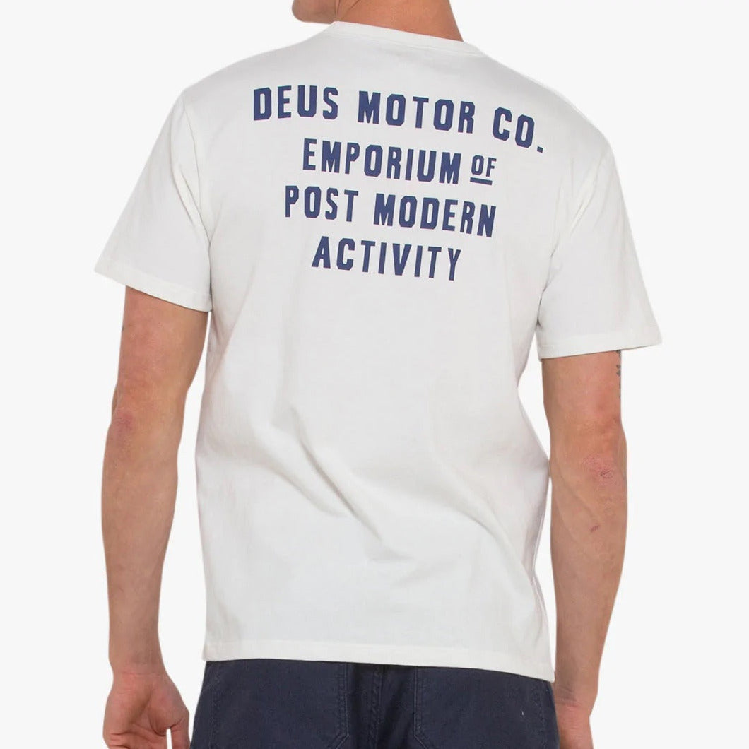 Deus Ex Machina - Plymouth Tee - VINTAGE WHITE