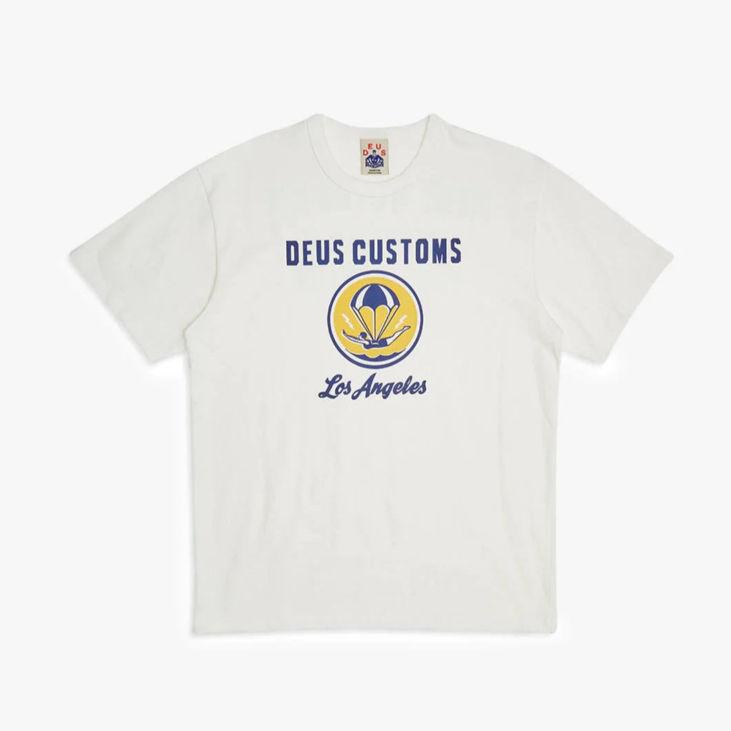 Deus Ex Machina - Plymouth Tee - VINTAGE WHITE