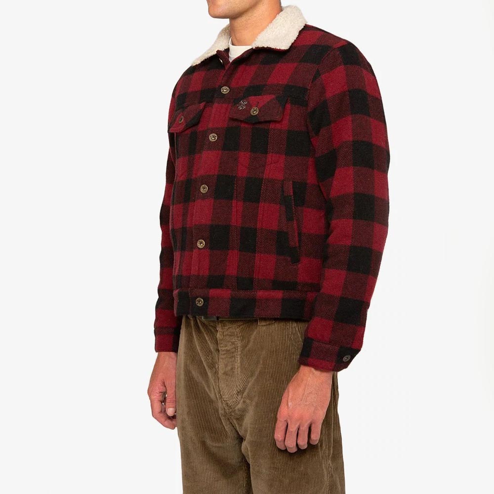 DEUS EX MACHINA - Mikey Plaid Trucker - Red