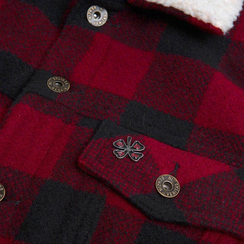 DEUS EX MACHINA - Mikey Plaid Trucker - Red