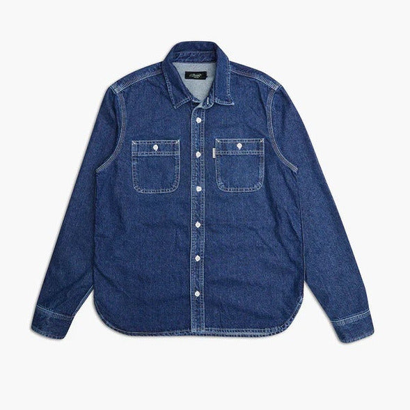 DEUS, Boston Denim Shirt, Blue Indigo