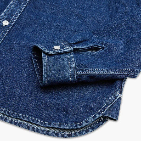 DEUS, Boston Denim Shirt, Blue Indigo