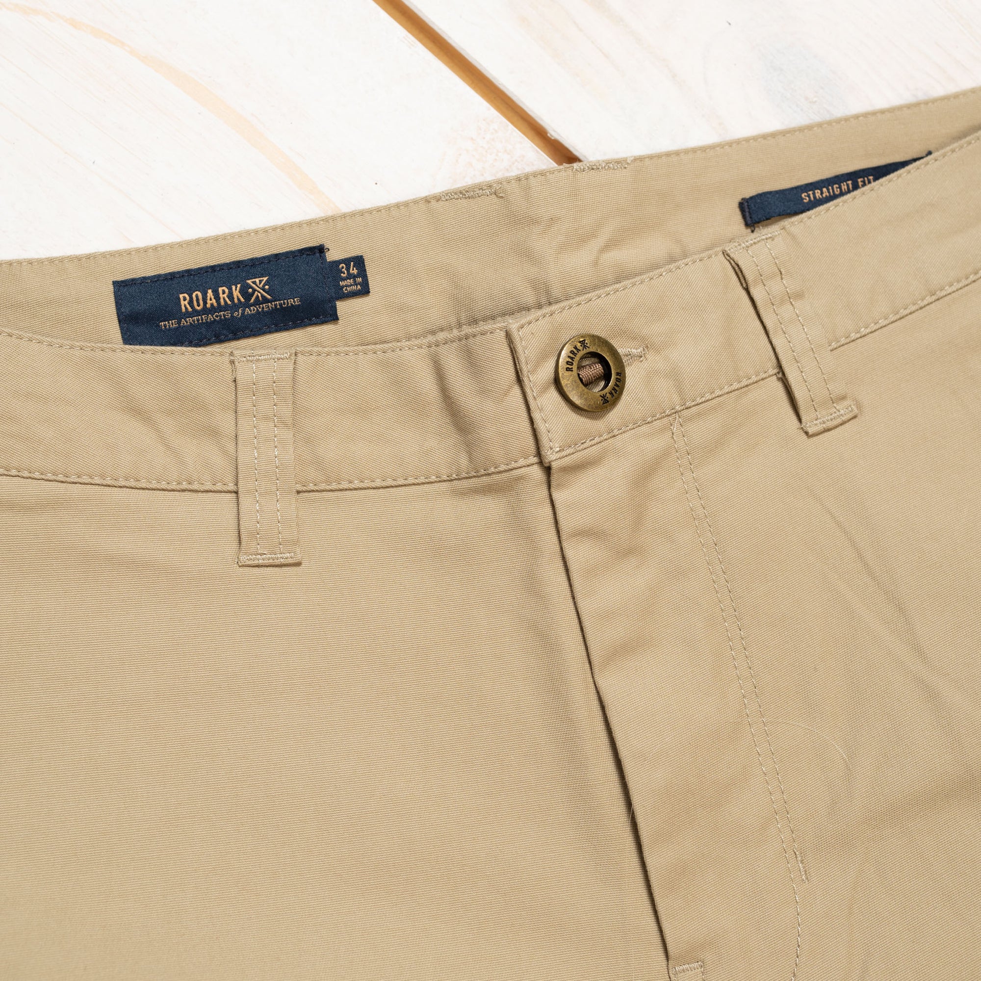 ROARK - PORTER PANT 3.0"light KHAKI"- CHINO