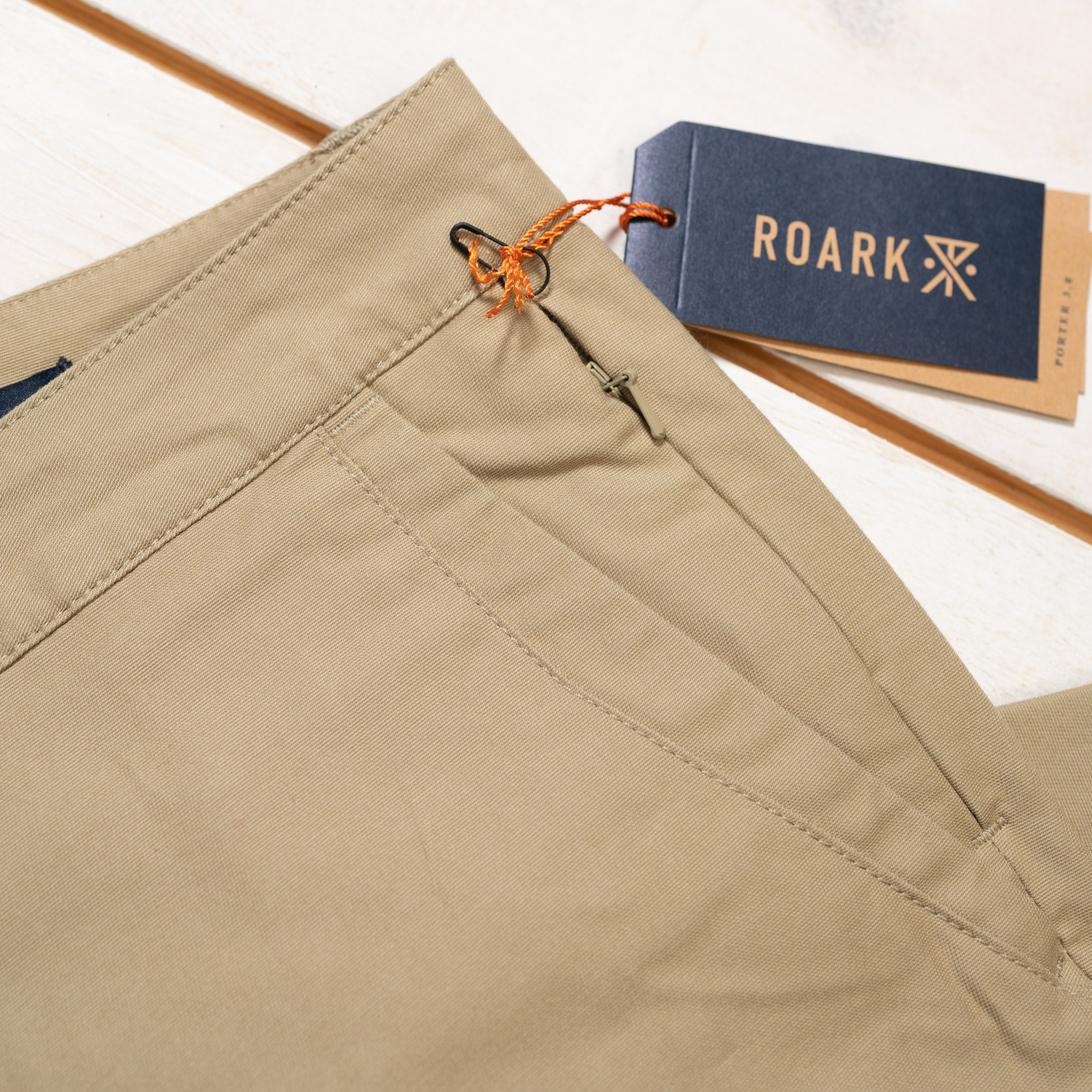 ROARK - PORTER PANT 3.0"light KHAKI"- CHINO
