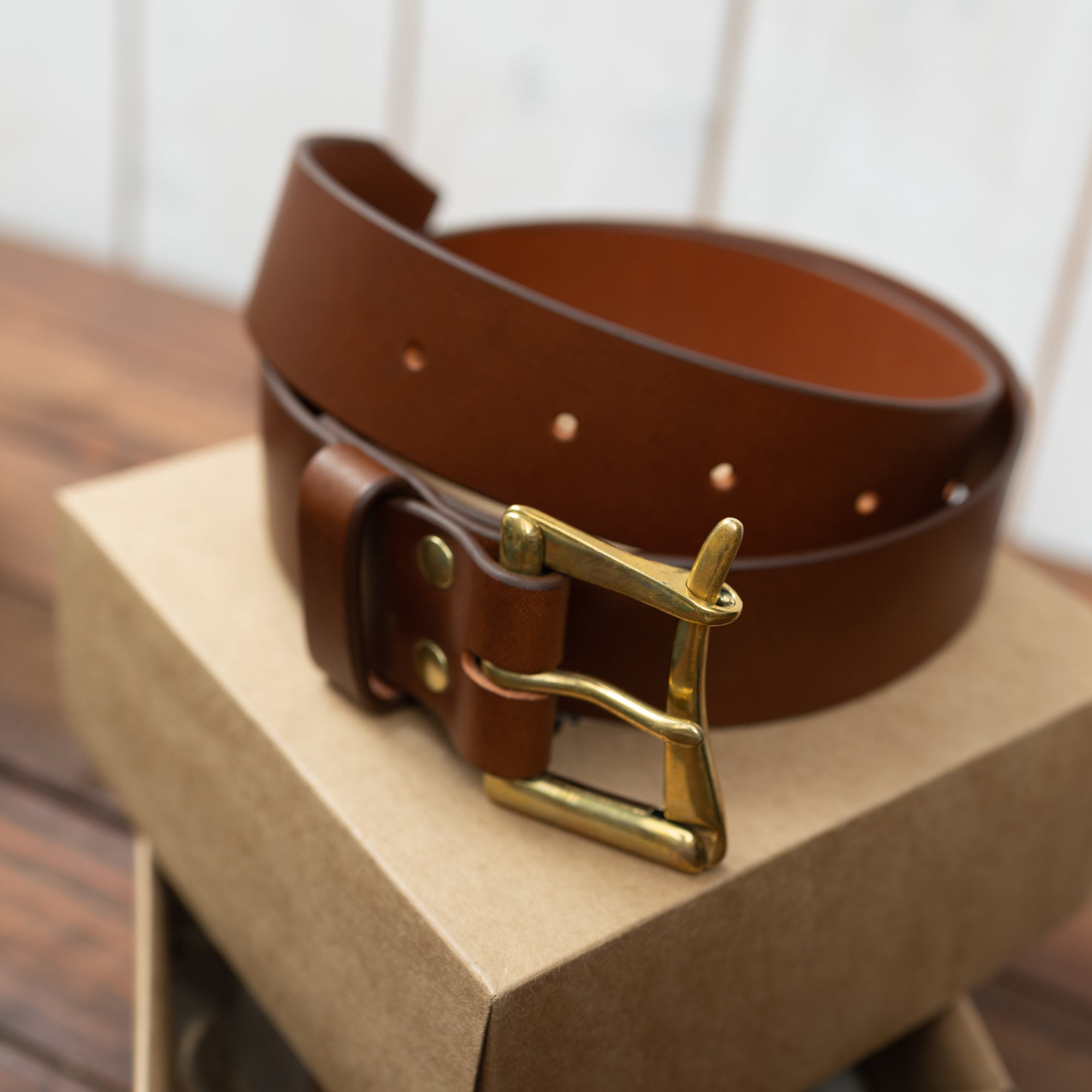 Brut Indigo - Leather belt/belt