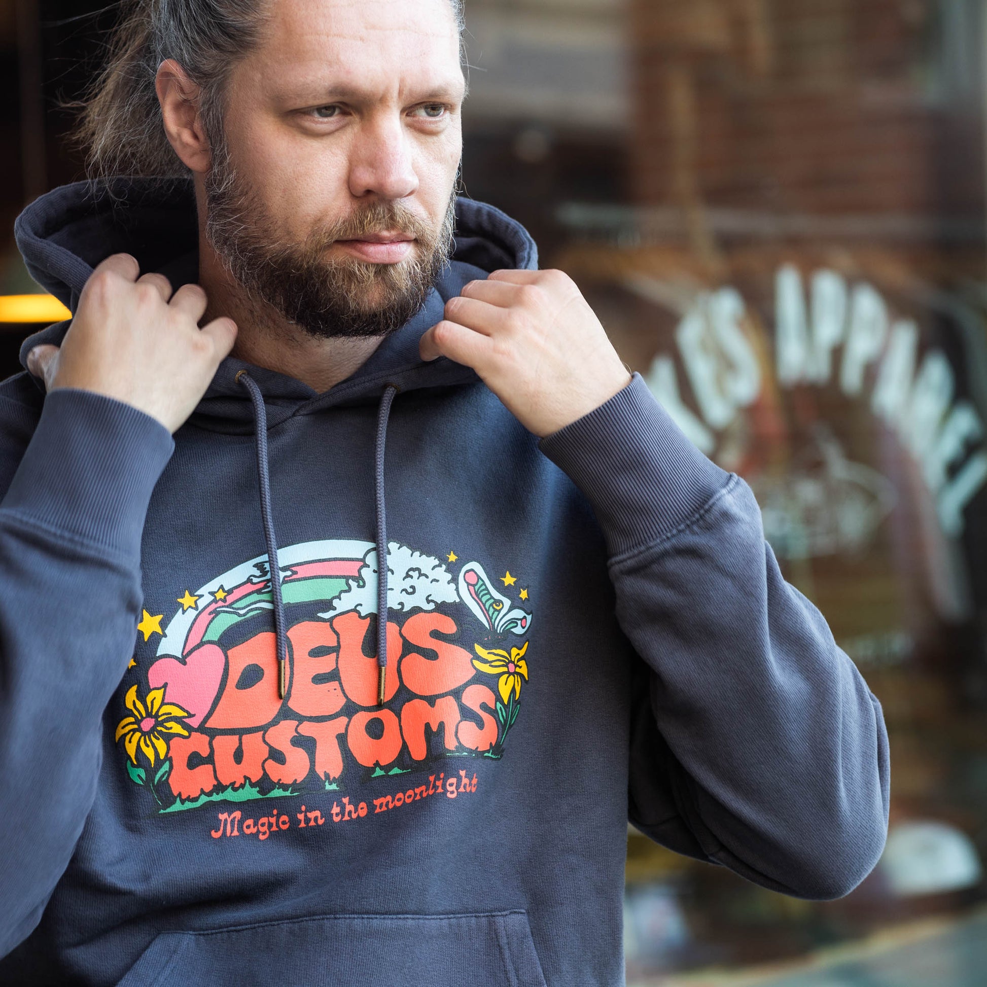 DEUS EX MACHINA - Sequence Hoodie (LTD) - Shadow"Black"