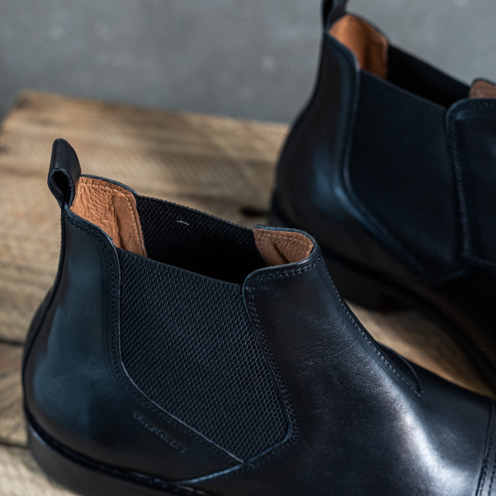 TEN POINTS - Chelsea boots - New Mercury - Sort læder