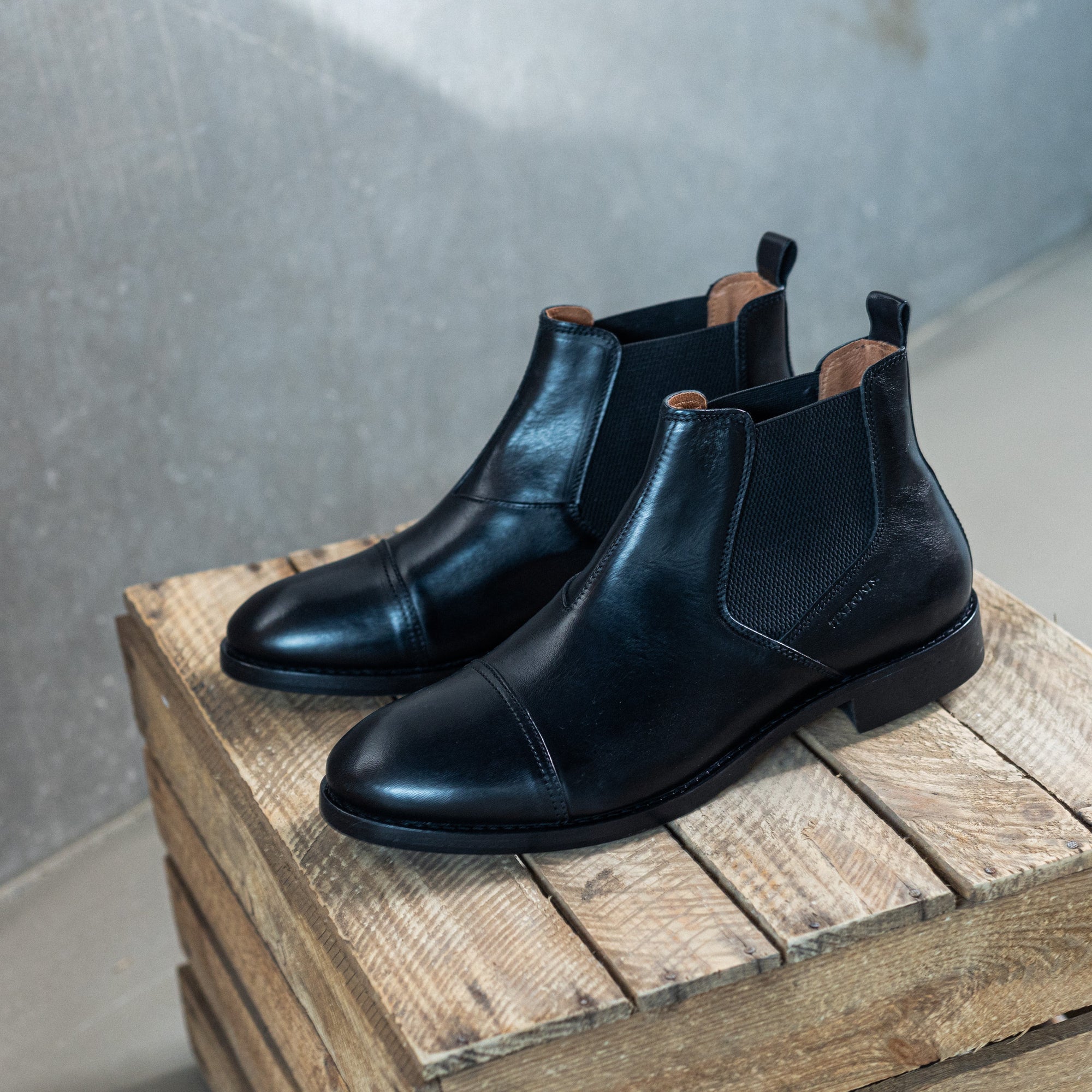 TEN POINTS - Chelsea boots - New Mercury - Sort læder