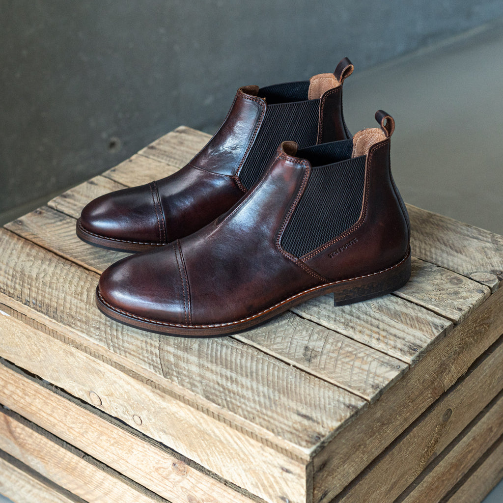 TEN POINTS - Chelsea boots - New Mercury - Dark Brown leather