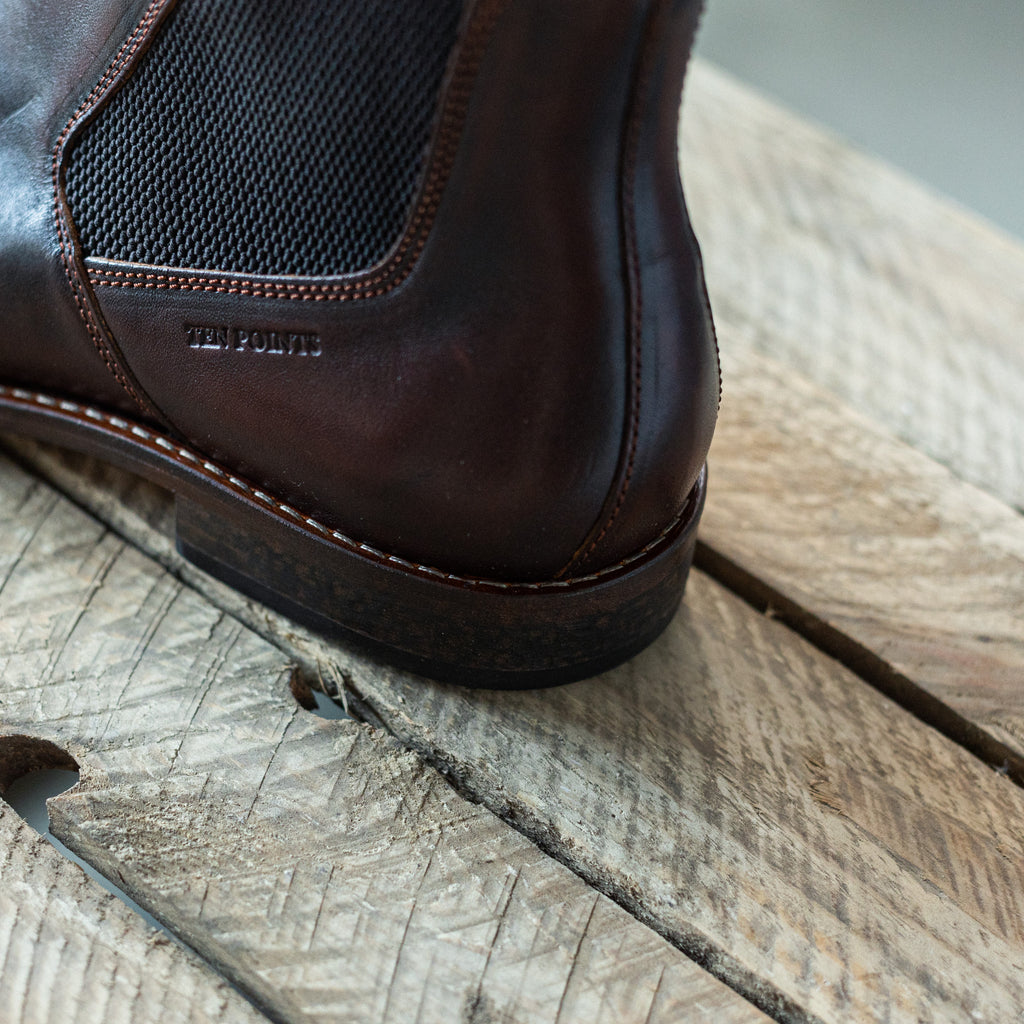 TEN POINTS - Chelsea boots - New Mercury - Dark Brown leather