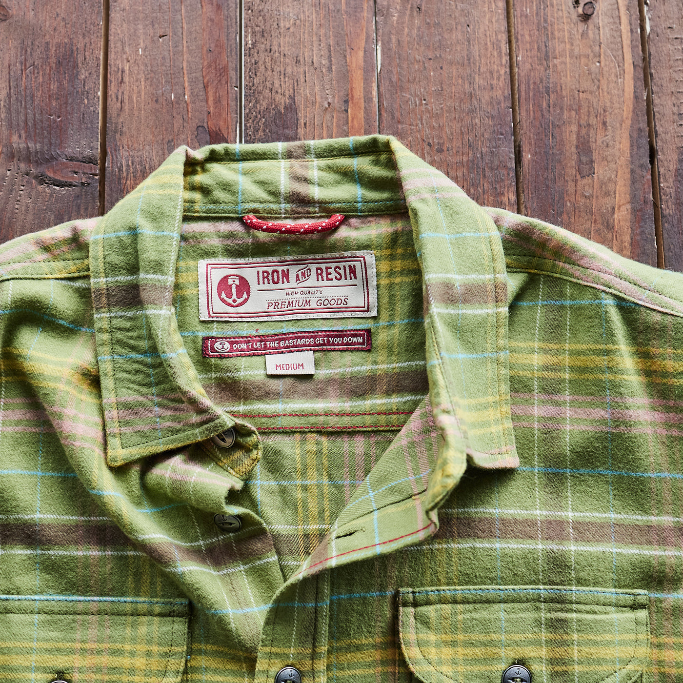Iron & Resin - The Big Sur Shirt - Grøn
